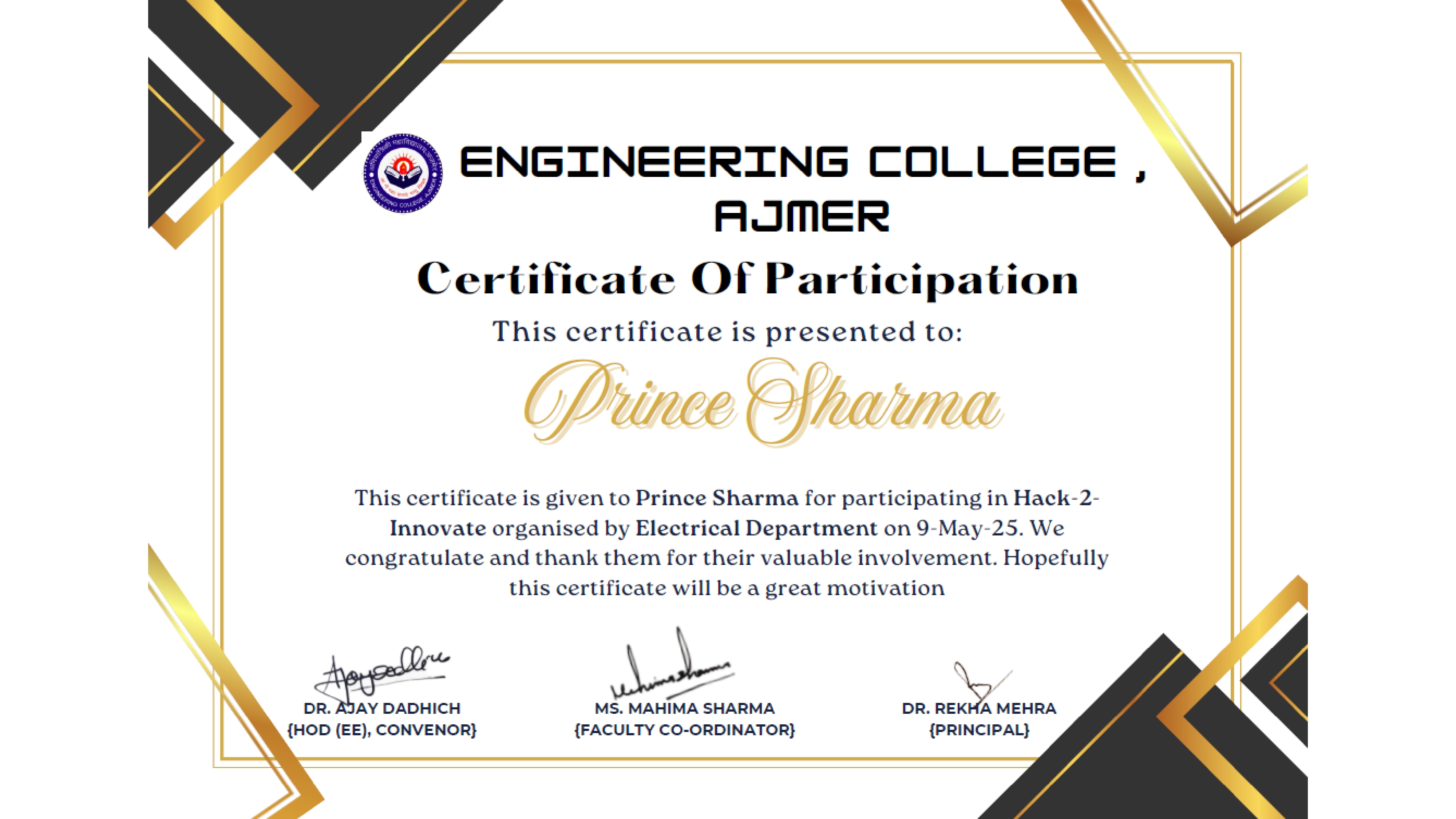 Certificate 7